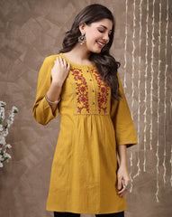 Embroidered Cotton Tunic
