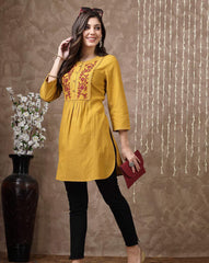 Embroidered Cotton Tunic