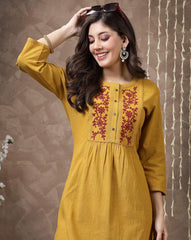 Embroidered Cotton Tunic