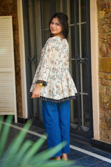 Cream color Cotton Top